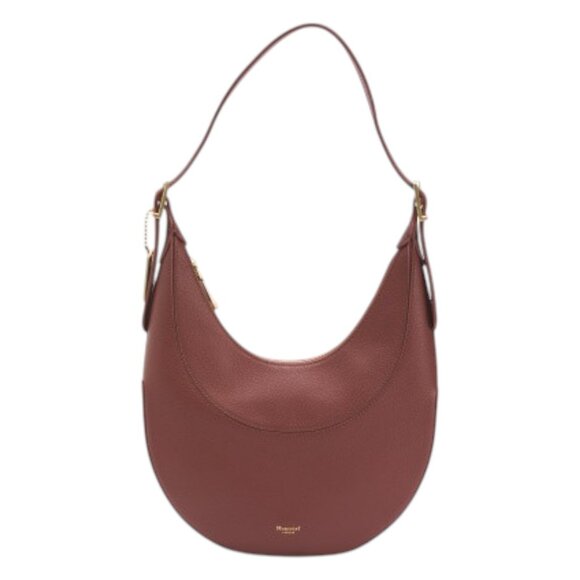 MONCRIEF LONDON Leather Rounded Shoulder Bag - Picture 1 of 4